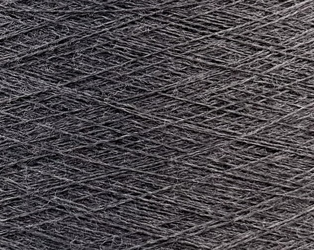Zegna Baruffa Cashwool 2/48 – Extrafeines Merinogarn Anthrazit melange 420964